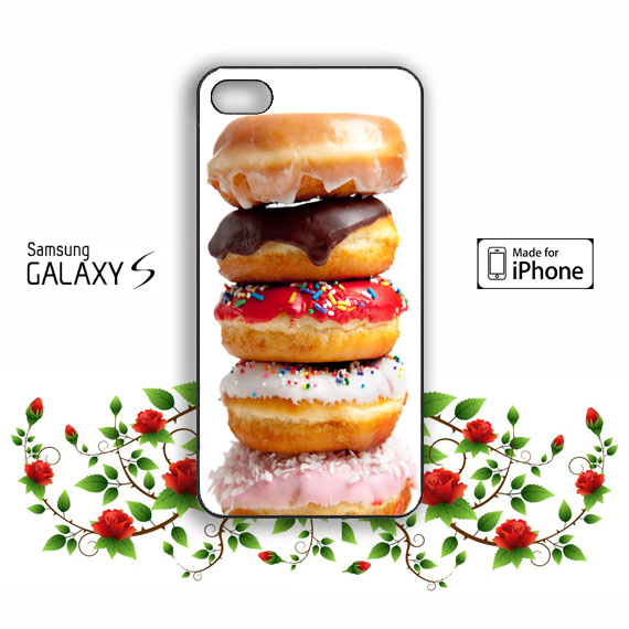 Donuts Samsung Galaxy S3 S4 S5 Case, Iphone 4 4s 5 5s 5c Case, Ipod Touch 4 5 Case